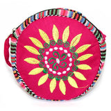 Tibetan Wheel of Life Bag - Blood Red tibetan-bags