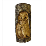 Owl Family Carving tree-trunk-carvings ,tree-trunk-carvings