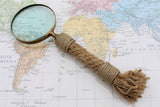 Vintage Magnifying Glasses - Rope Handle father-s-day ,antique-style-buddha-heads ,vintage-magnifying-glasses