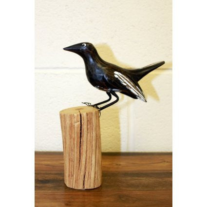 Wooden Art - Carved Garden Birds  carved-wooden-birds ,carved-wooden-birds