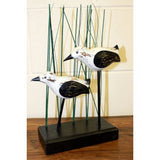 Wooden Art - Carved Garden Birds  carved-wooden-birds ,carved-wooden-birds