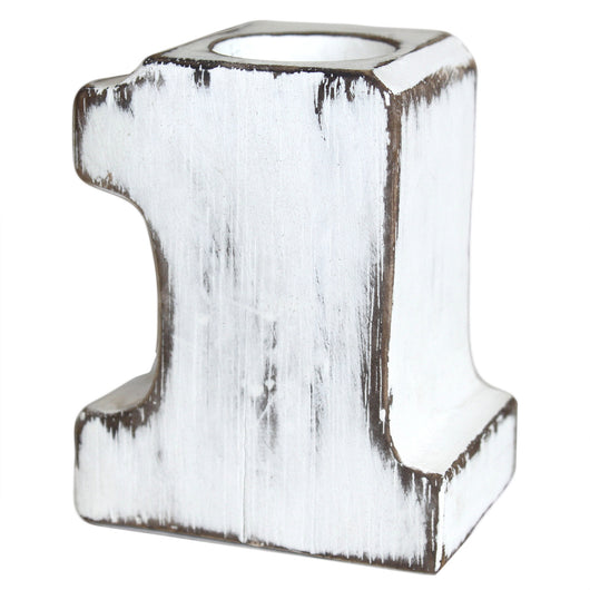 Wooden Birthday Number Candle Holder - No. 1 wooden-birthday-numbers-candle-holders