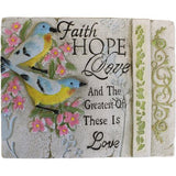 Wise Word Plaque Lrg - Love is Patient wise-words-plaques ,wise-words-plaques