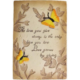 Wise Word Plaque Lrg - Love is Patient wise-words-plaques ,wise-words-plaques