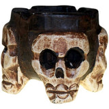 Skull Book Ends (pair) pretty-skulls-punk-wood-items ,halloween