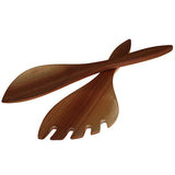 Salad Servers - Racquet Shape - Mahogany wooden-salad-servers ,wooden-salad-servers