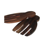 Salad Servers - Racquet Shape - Mahogany wooden-salad-servers ,wooden-salad-servers